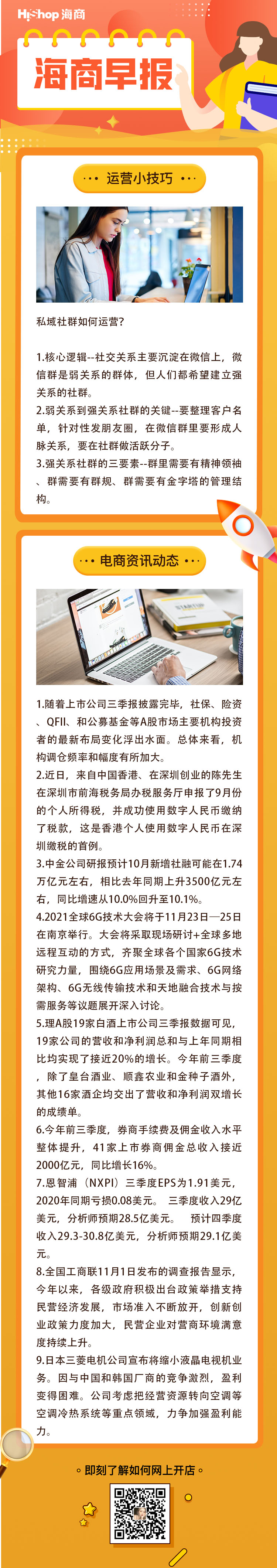 HiShop電商早報(bào)——2021年11月2日