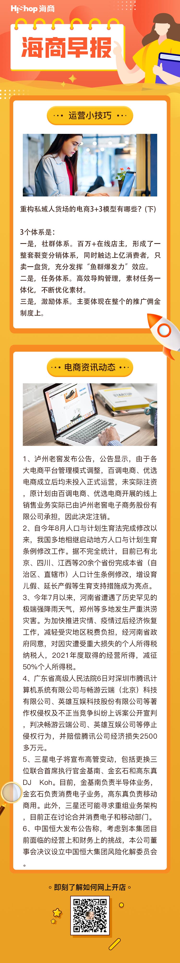 HiShop電商早報——2021年12月07日