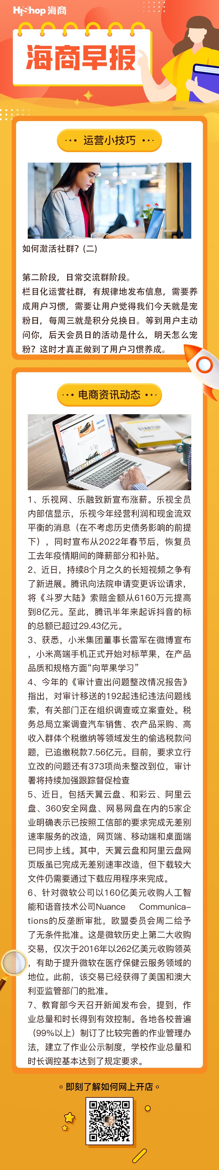 HiShop電商早報——2021年12月22日