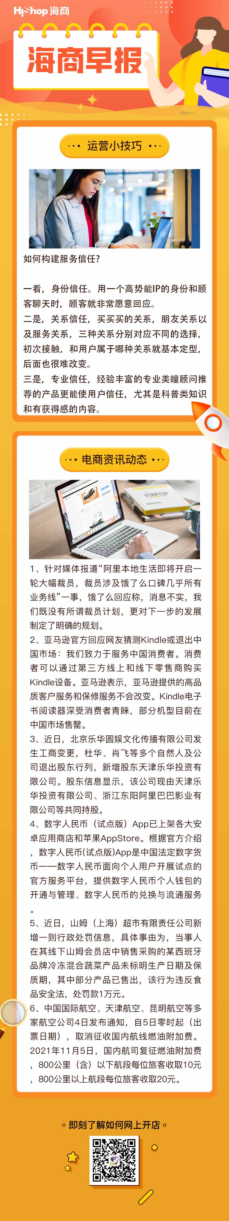 HiShop電商早報(bào)——2022年1月5日