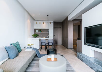 Interior of Madeira Beach condo showing a well managed property.